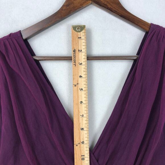 Anthropologie Moulinette Soeurs Tickled Plum Tulle Dress Women’s SZ 8 EUC - Picture 15 of 16